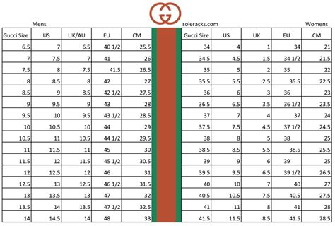 gucci sizes chart|gucci shoes true to size.